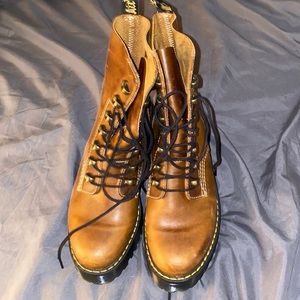 LEONA WOMEN'S VINTAGE SMOOTH LEATHER HEELED BOOTS